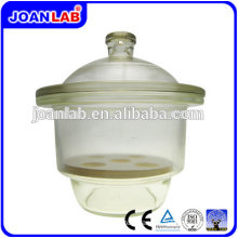 JOAN LAB Equipment Clear Glass Vacuum Desiccator With Porcelain Plate